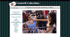 Desktop Screenshot of goodwillcollectibles.com