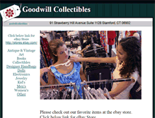 Tablet Screenshot of goodwillcollectibles.com
